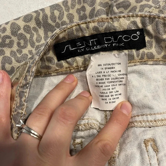 Celebrity Pink💰2 FOR $10💰/ Silent disco🪩/🐆 Skinny jeans/ Size US 9 - Picture 8 of 12